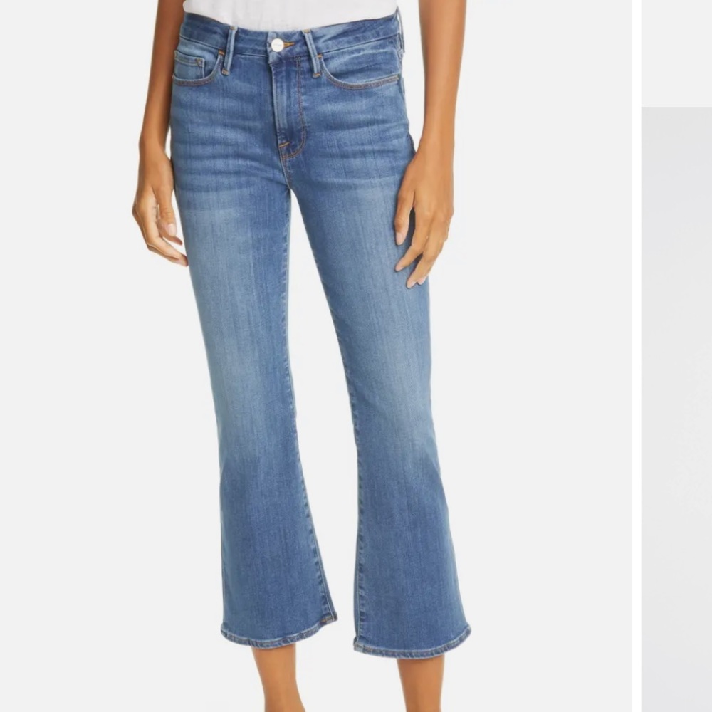 FRAME Denim Le Crop Mini Boot Jeans size 27